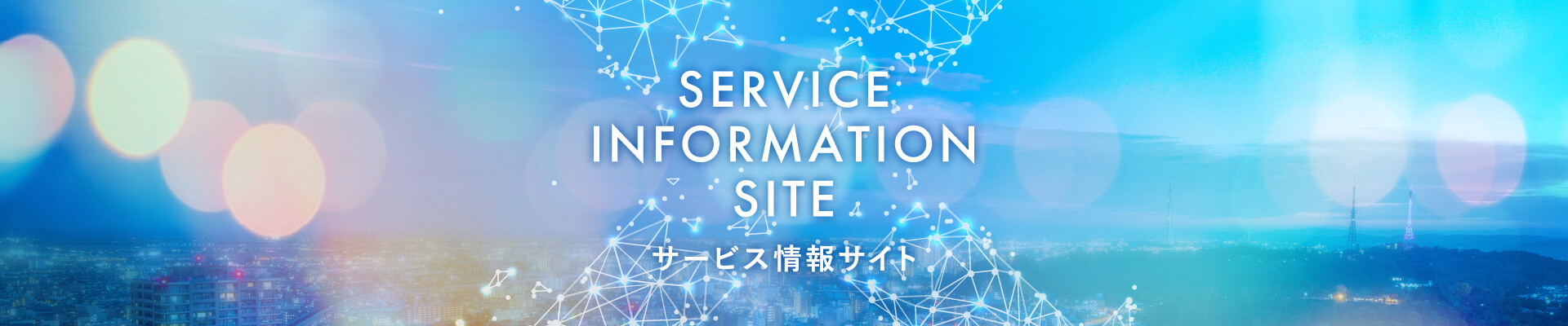 SERVICE INFORMATION SITEサービス情報サイト